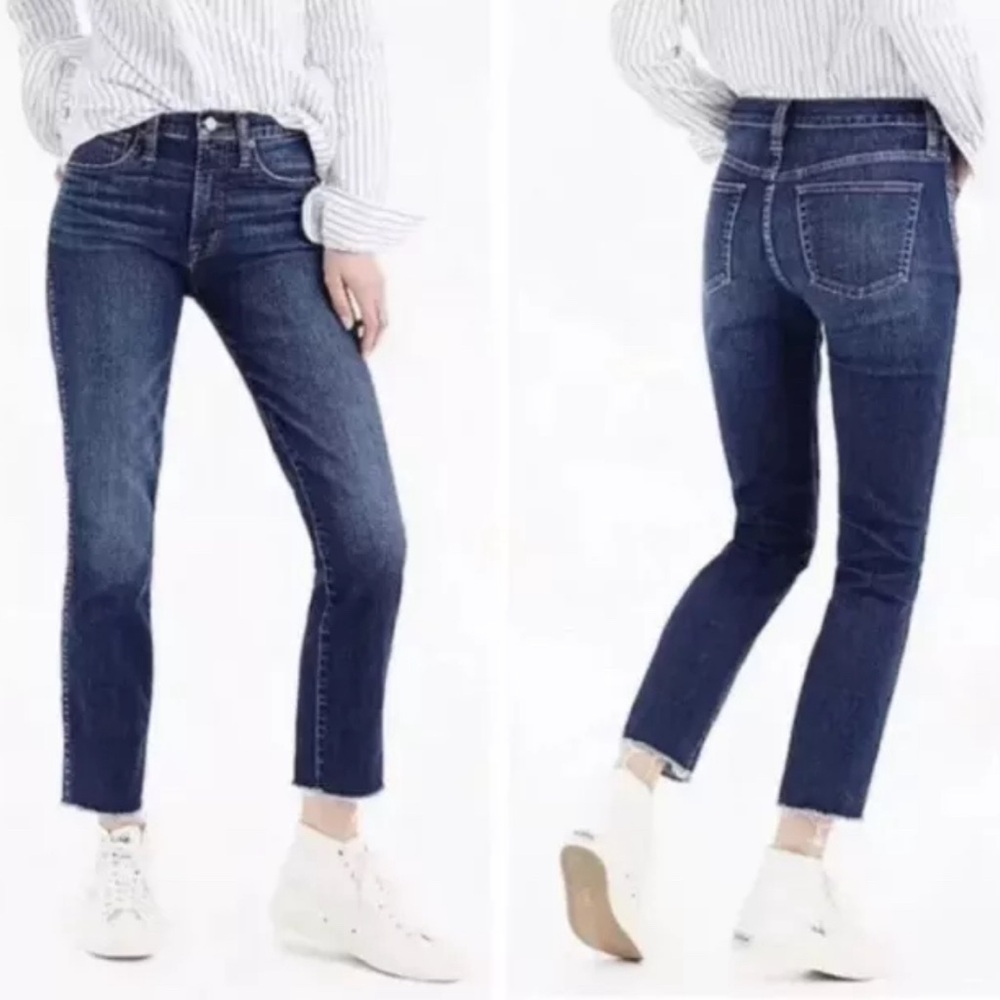 J.Crew Vintage Straight Jean with Raw Hem Size‎ 26